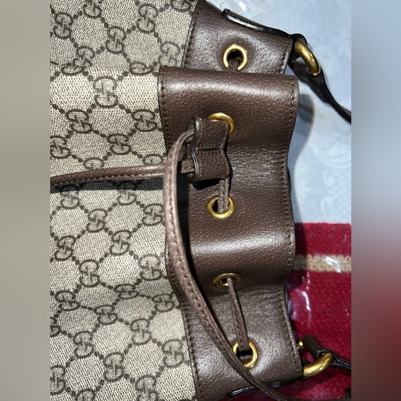 Authentic Gucci Ophidia bucket bag with leather trimming (Rare Item) - Picture 5 of 12